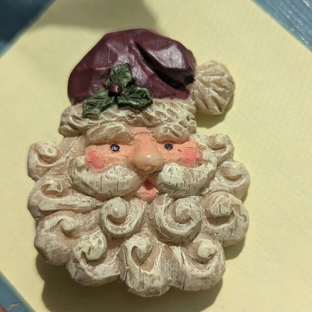 🎄 Festive Pins Santa and Angel Holiday Decor Set Vintage 1970s